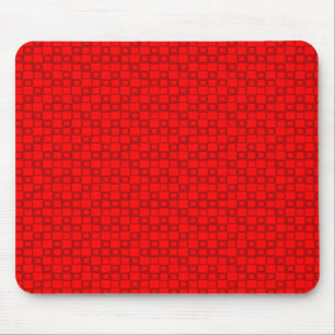Muster für rote Quadrate Mousepad