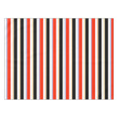 Muster für rote Schwarz-weiße Streifen Tischdecke (Vorderseite (Horizontal))