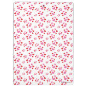 Muster für rote und rosa Herzen Klemmbrett (Rückseite)