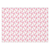 Muster für rote und rosa Herzen Tischdecke (Vorderseite (Horizontal))