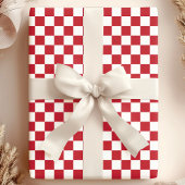 Muster für rote und weiße Karton Geschenkpapier