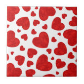 Muster für rote Wasserfarben Fliese (Vorderseite)