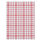 Muster für rote, weiße und blaue Karton Tischdecke (Vorderseite)