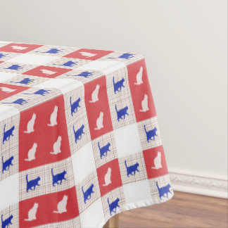 Muster für rote, weiße und blaue Karton Tischdecke