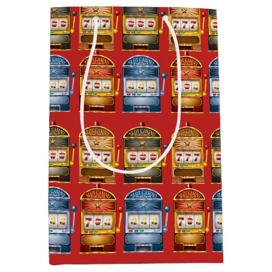 Muster für rückseitige Schlitze Mittlere Geschenktüte (Vorderseite)