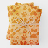 Muster für rustikale Druckformen Geschenkpapier Set (Beispiel)