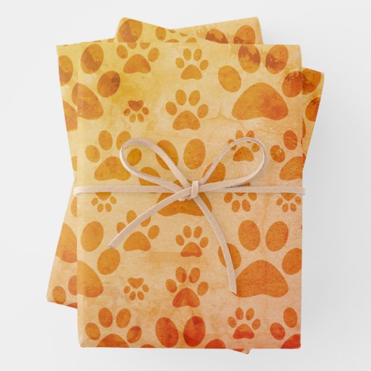 Muster für rustikale Druckformen Geschenkpapier Set (Beispiel)