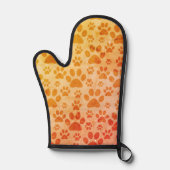 Muster für rustikale Paw Ofenhandschuh (Vorderseite)