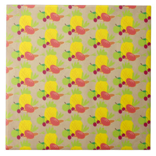 Muster für rustikales Gemüse Fliese