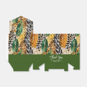 Muster für Safari Animals' Pelz Prints & Palm Blät Geschenkschachtel (Ungefaltet)