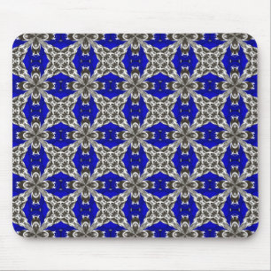 Muster für Sapphire Blue Gray und White Repetier Mousepad