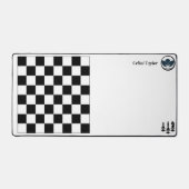 Muster für Schachbrettmuster - Mat - Strategic Sty Schreibtischunterlage (Vorderseite)