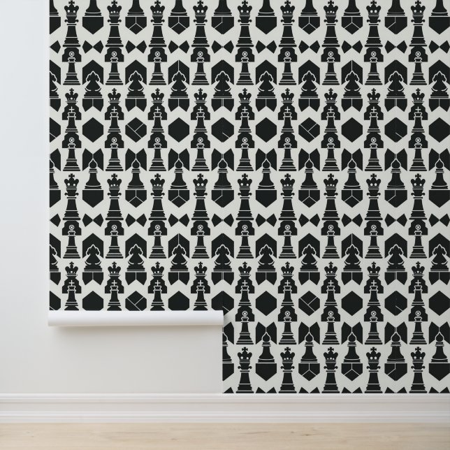 Muster für Schachelemente Tapete (Anwendung)