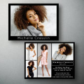 Muster für Schauspieler 5 Foto Zwei-seitige Comp-K Einladung