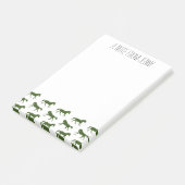 Muster für Schiffe und Jagdpferde Post-it Klebezettel (angewinkelt)