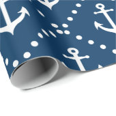 Muster für Schiffs- und Schiffskorridore Geschenkpapier (Rolleneckpunkt)