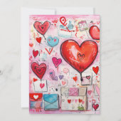 Muster für Schlaghöre und Lieben Dankeskarte (Rückseite)