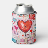 Muster für Schlaghöre und Lieben Dosenkühler (Kanne Vorderseite)