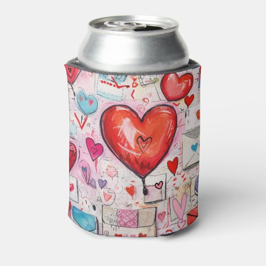 Muster für Schlaghöre und Lieben Dosenkühler (Kanne Rückseite)