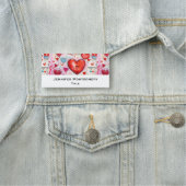 Muster für Schlaghöre und Lieben Namensschild (Beispiel)