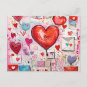 Muster für Schlaghöre und Lieben Postkarte (Vorderseite)