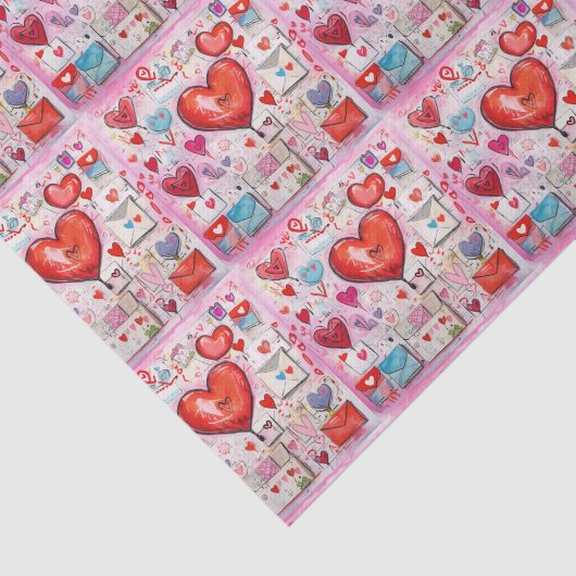 Muster für Schlaghöre und Lieben Seidenpapier (Ausschnitt)