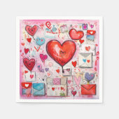 Muster für Schlaghöre und Lieben Serviette (Vorderseite)