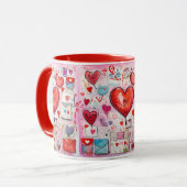 Muster für Schlaghöre und Lieben Tasse (Vorderseite Links)