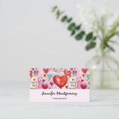 Muster für Schlaghöre und Lieben Visitenkarte (Stehend Vorderseite)