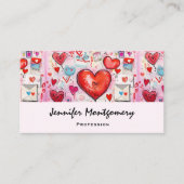 Muster für Schlaghöre und Lieben Visitenkarte (Vorderseite)