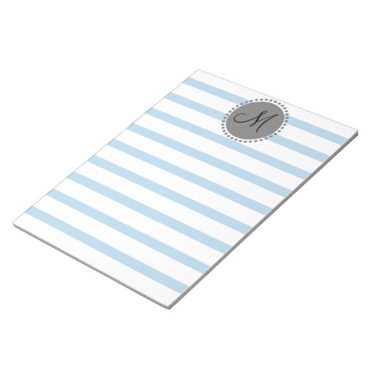 Muster für schlichte Streifen Notizblock (angewinkelt)