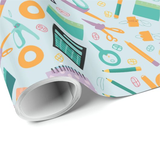 Muster für Schulaufgaben Geschenkpapier (Rolleneckpunkt)