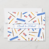 Muster für Schulbedarf Postkarte (Vorderseite)