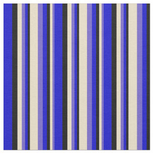 Muster für Schwarz, Blau, Tan, Schwarz und Blau Stoff