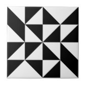 Muster für Schwarz-Weiß-Geometrie Fliese (Vorderseite)