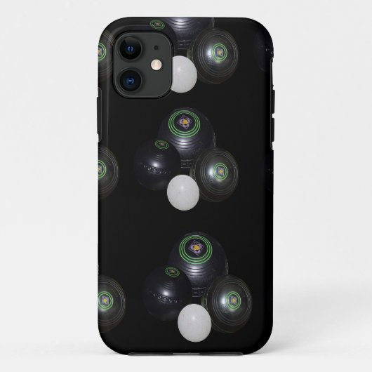 Muster für Schwarz-Weiß-Rasen, Case-Mate iPhone Hülle (Rückseite)