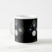 Muster für Schwarz-Weiß-Rasen, Kaffeetasse (Vorderseite Links)