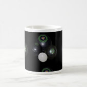 Muster für Schwarz-Weiß-Rasen, Kaffeetasse (Mittel)
