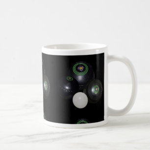 Muster für Schwarz-Weiß-Rasen, Kaffeetasse