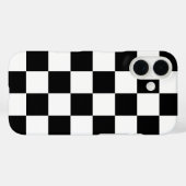 Muster für Schwarz-weiße geprüfte Karo Case-Mate iPhone Hülle (Rückseite (Horizontal))