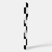 Muster für Schwarz-weiße geprüfte Karo Case-Mate iPhone Hülle (Rückseite / Rechts)