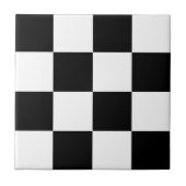 Muster für Schwarz-weiße geprüfte Karo Fliese (Vorderseite)