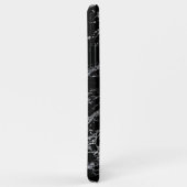 Muster für Schwarz-weiße Marmorstäbchen Case-Mate iPhone Hülle (Hinten/Rechts)