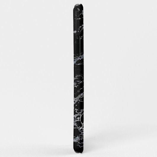 Muster für Schwarz-weiße Marmorstäbchen Case-Mate iPhone Hülle (Hinten/Rechts)