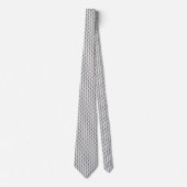 Muster für schwarz-weiße Punkte Krawatte (Vorderseite)