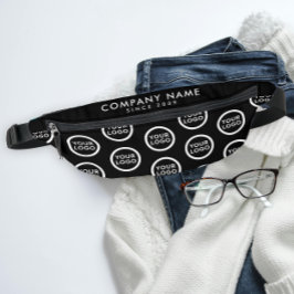 Muster für Schwarz-weiße Werbemarken Bauchtasche