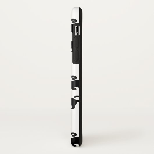 Muster für Schwarze Katzen und Paw Case-Mate iPhone Hülle (Hinten/Links)