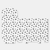 Muster für schwarze Paws Geschenkschachtel (Ungefaltet)