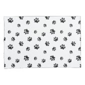 Muster für schwarze Paws Kissenbezug (Vorderseite-Rechts)