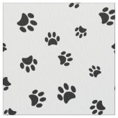 Muster für schwarze Paws Stoff (Nahaufnahme)